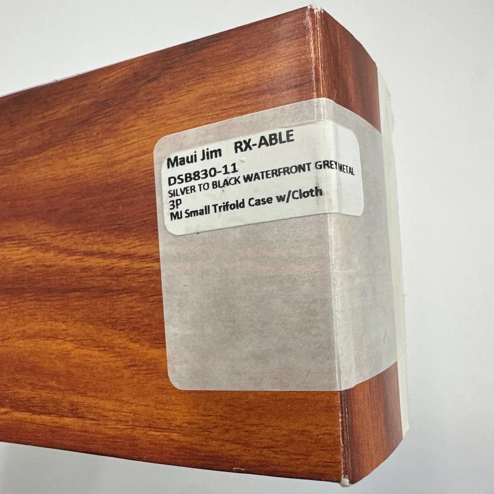 Maui Jim Water Front Sunglasses Grey Metal Unisex - Picture 10 of 12